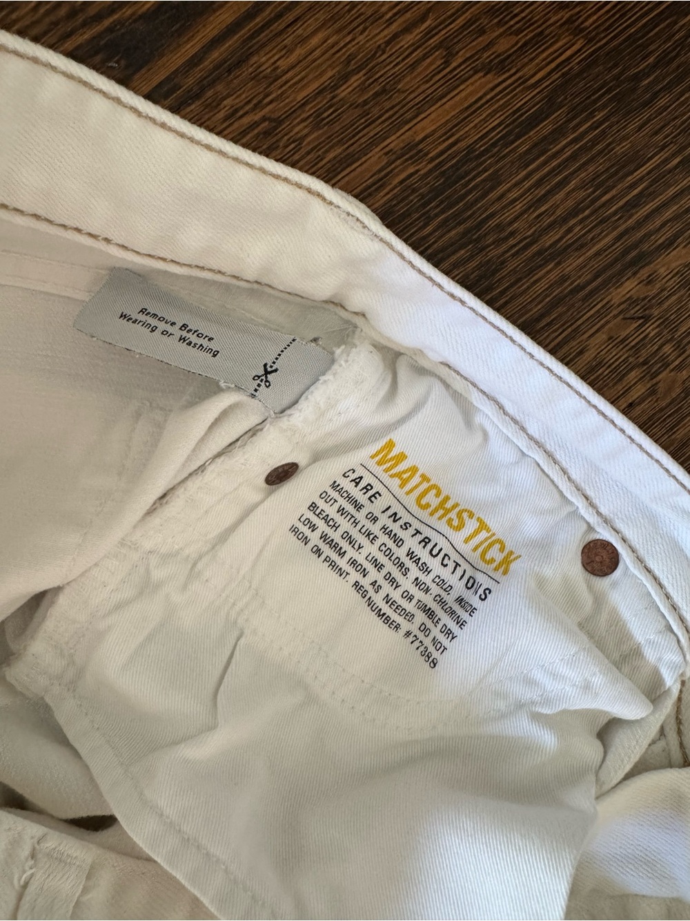 J. Crew Matchstick Women’s White Straight-Leg Jeans - Picture 6 of 8